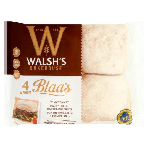 Walshs Bakehouse Medium Blaas 4 Pack (240 g)