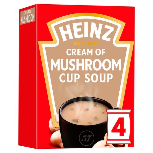 Heinz Cream Of Mushroom Cup Soup 4 Pack (70 g)