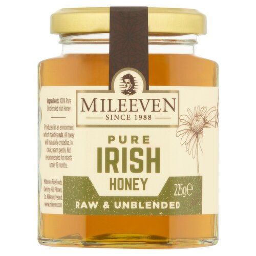 Mileeven Pure Irish Honey Raw And Unblended (225 g)