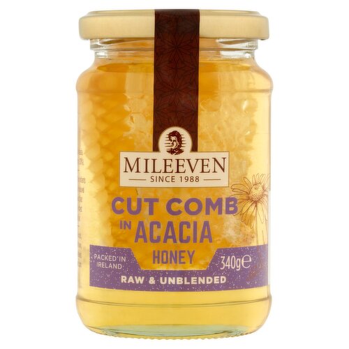 Mileeven Cut Comb In Acacia Honey Raw And Unblended (340 g)