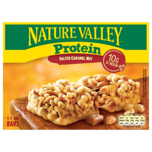 Nature Valley Protein Salted Caramel Nut Bars 4 Pack (40 g)