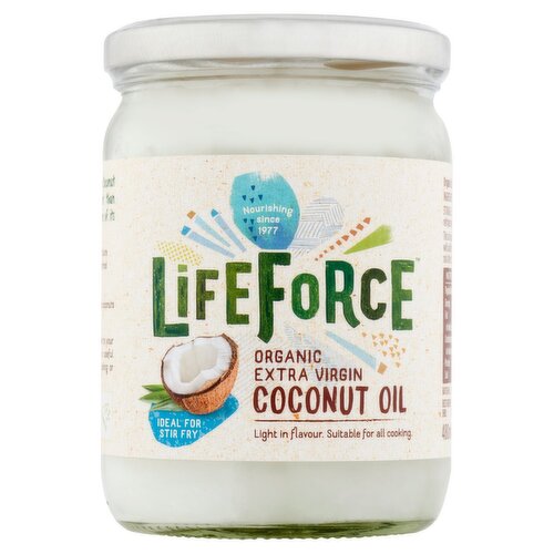 Lifeforce Organic Extra Virgin Coconut Oil (480 ml) - Storefront EN