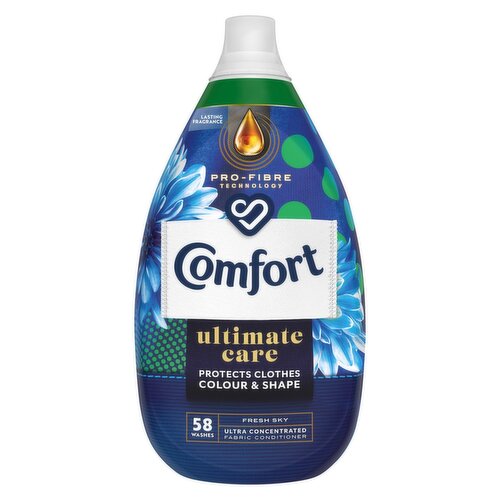 Comfort Fresh Sky Fabric Conditioner 58 Washes (870 ml) Storefront EN