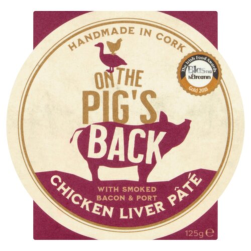 On The Pigs Back Chicken Liver Pate with Smoked Bacon (125 g)