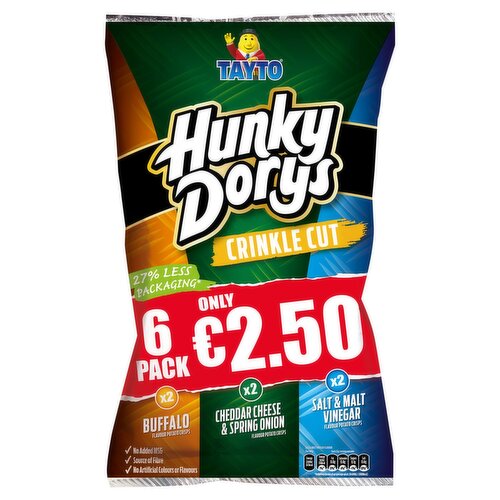 Tayto Hunky Dory Assorted 6 Pack (25 g)