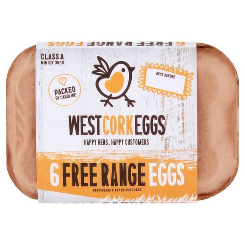 West Cork Free Range Eggs 6 Pack (6 Piece)