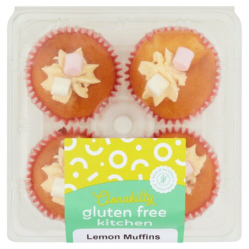 Clonakilty Gluten Free Kitchen Lemon Cupcakes (240 g)