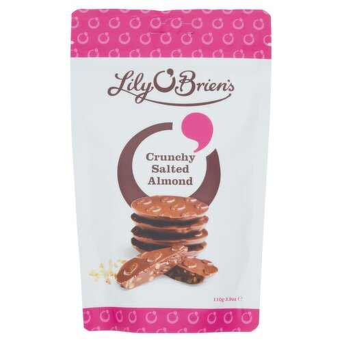 Lily O'Brien's Crunchy Salted Almond Bag (110 g)