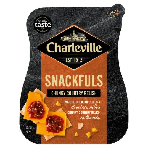 Charleville Snackfuls with Chunky Country Relish  (72 g)