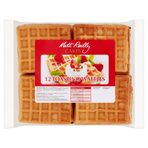 Mini Waffles (12 per Order) -- Packed with Flavor not Carbs!