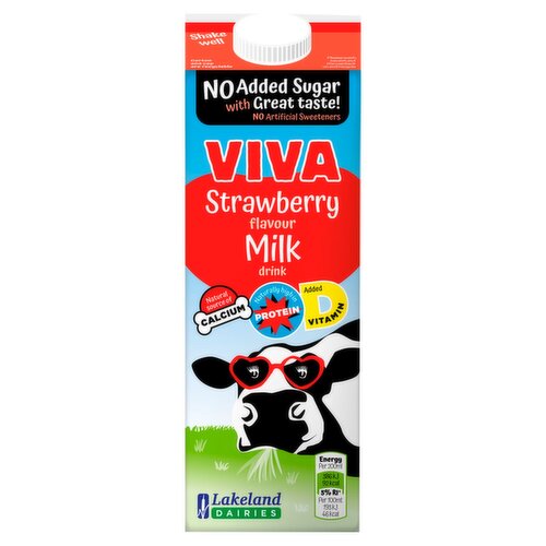 Viva Strawberry Milk 1 Litre (1 L)