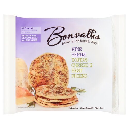 Bonvallis Fine Herbs Tortas (170 g)