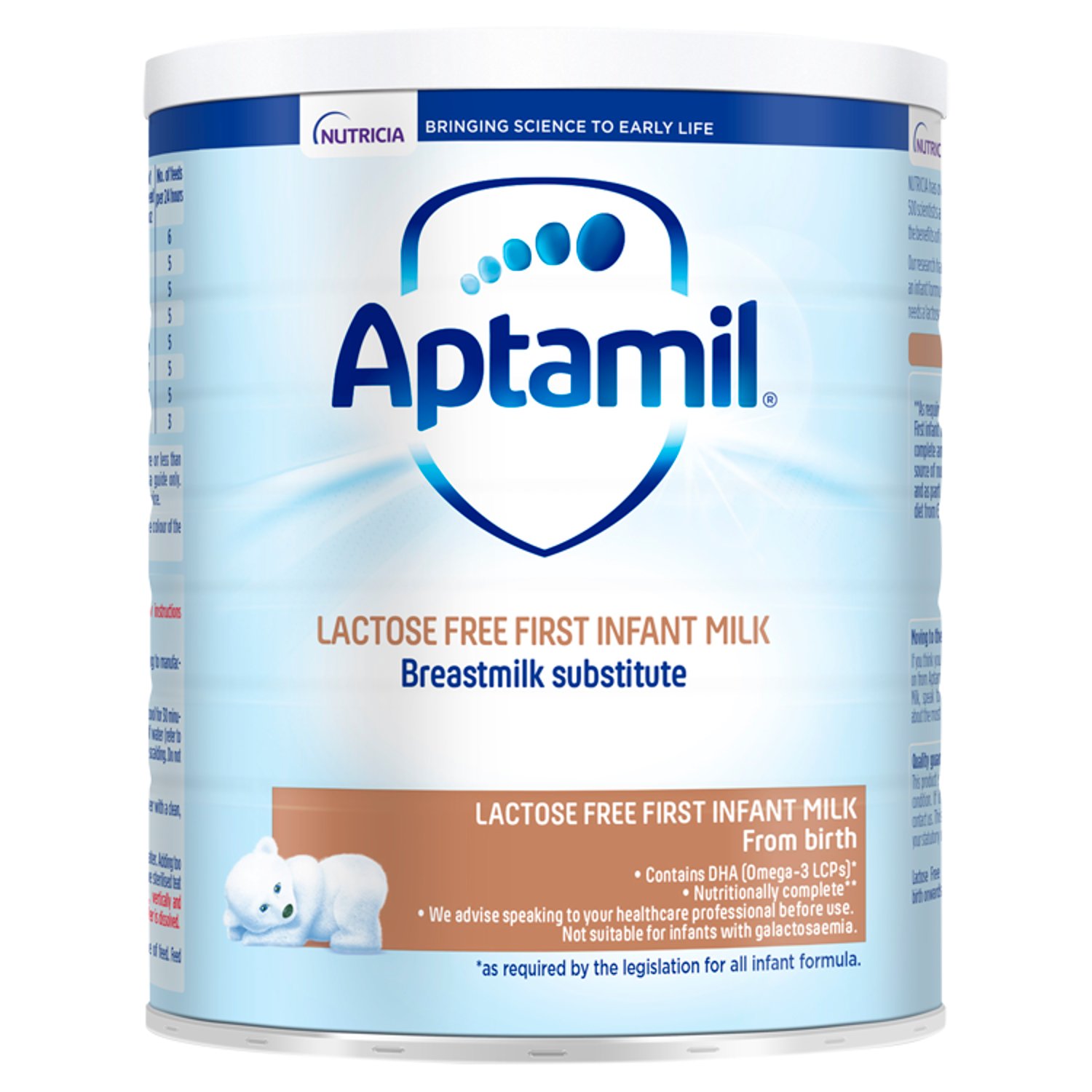 Aptamil Lactose Free First Infant Milk Formula From Birth (400 g)