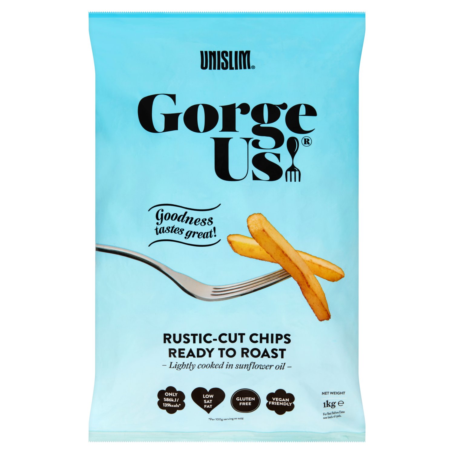 Unislim Gorge Us Rustic-Cut Chips (1 kg)