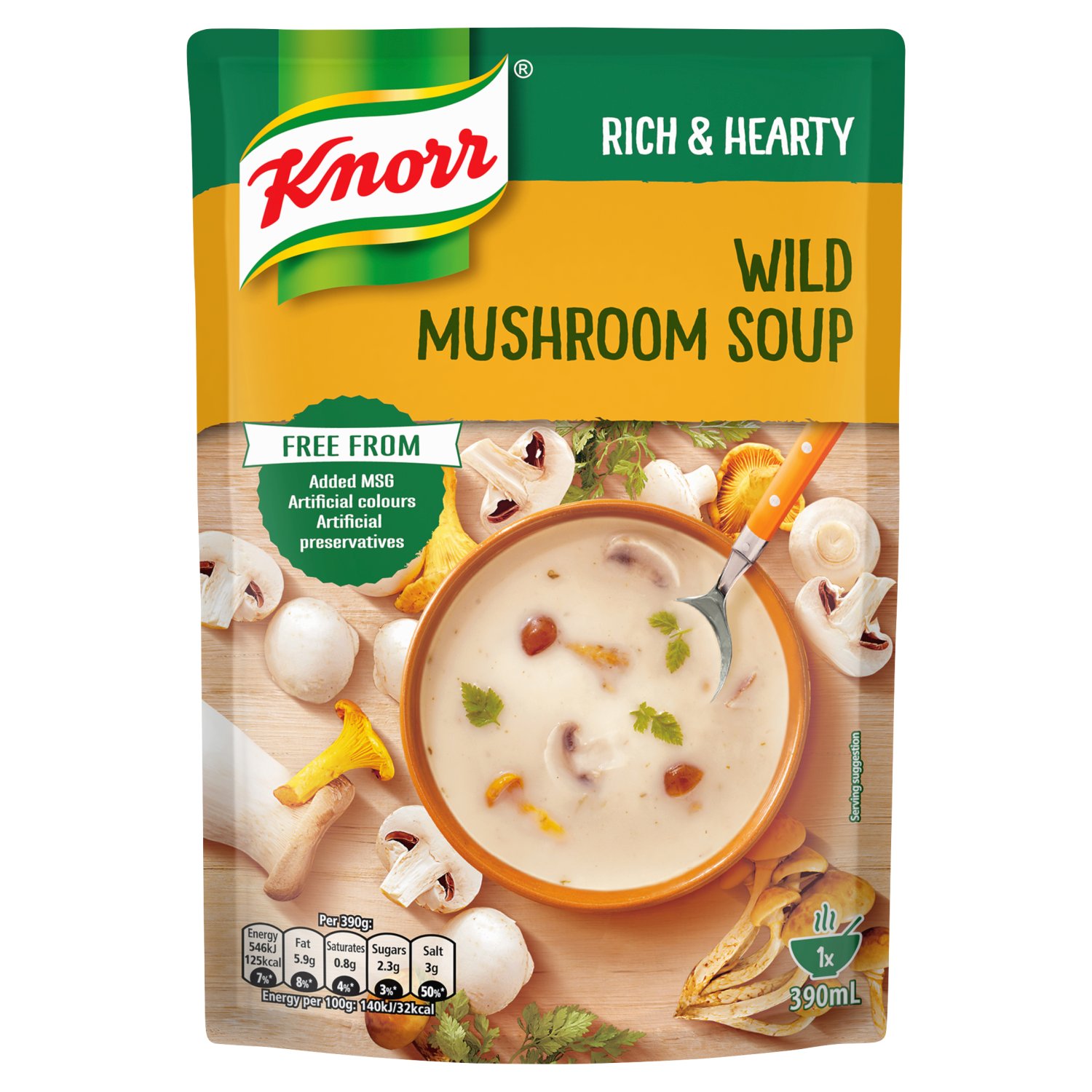 Knorr Soup Rich & Hearty Wild Mushroom Soup (390 g)