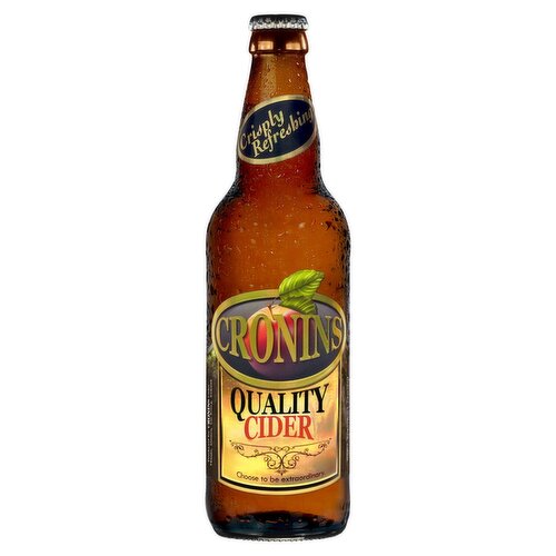 Cronins Quality Cider Bottle (500 ml) Storefront EN