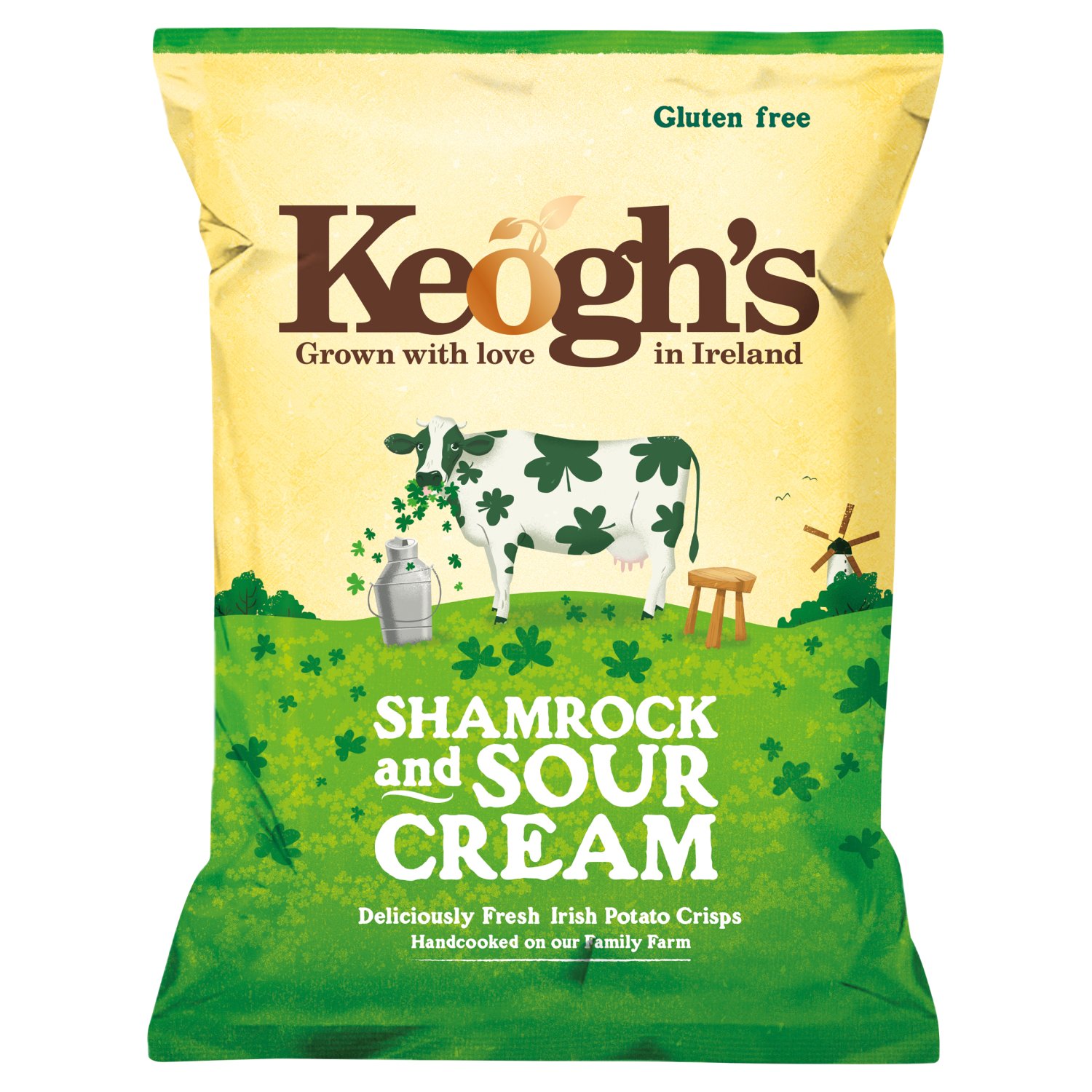 Keogh's Shamrock & Sour Cream Crisps (50 g)