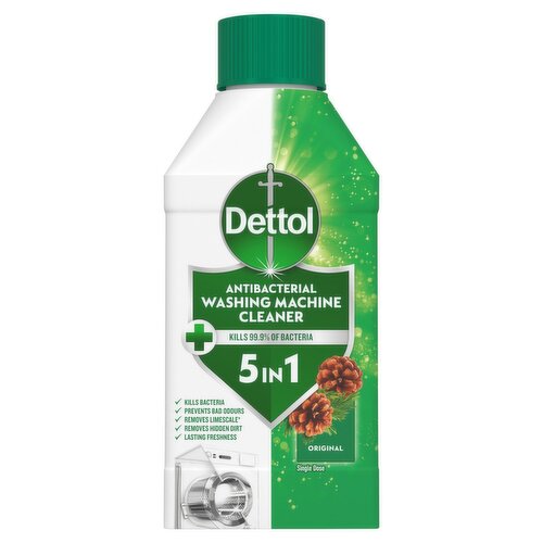 Dettol Antibacterial Washing Machine Cleaner (250 ml) Storefront EN