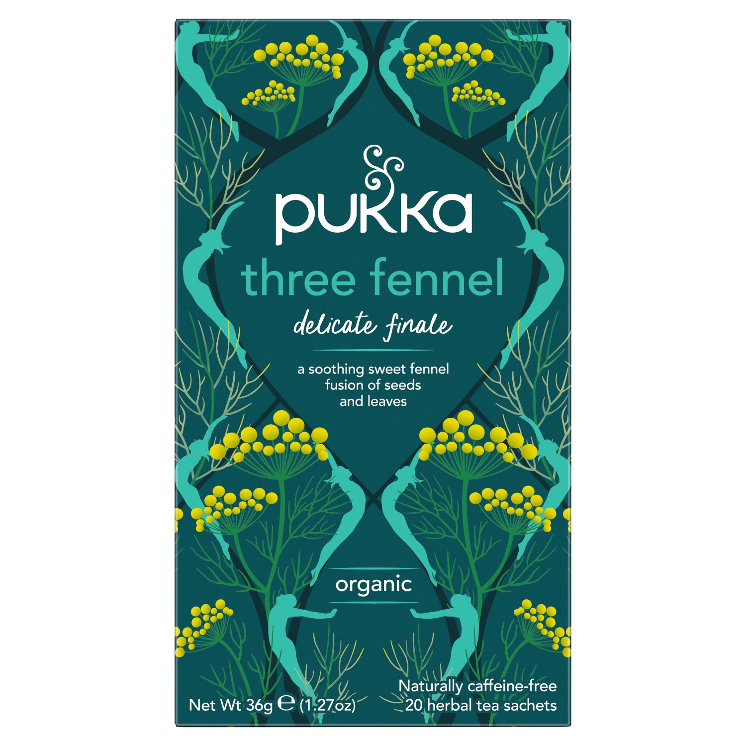 Pukka Organic Three Fennal Herbal Tea (36 g)