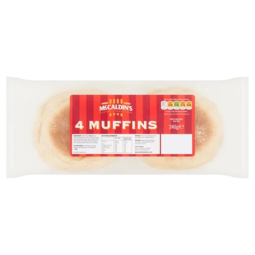 McCaldins English Muffins 4 Pack (4 Piece)
