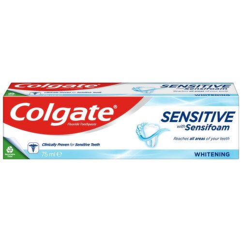 Colgate Sensitive with Sensifoam Whitening Toothpaste (75 ml)