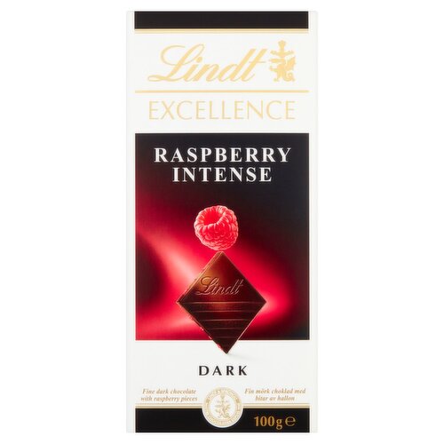 Lindt Excellence Raspberry Intense Dark Chocolate Bar (100 g)
