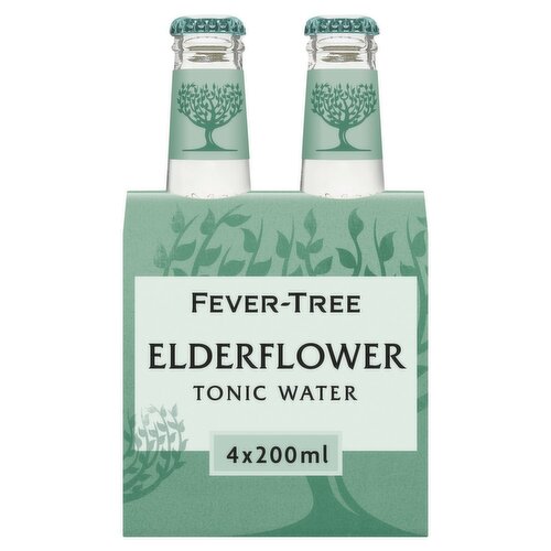 Fever-Tree Elderflower Tonic Water 4 Pack (200 ml)