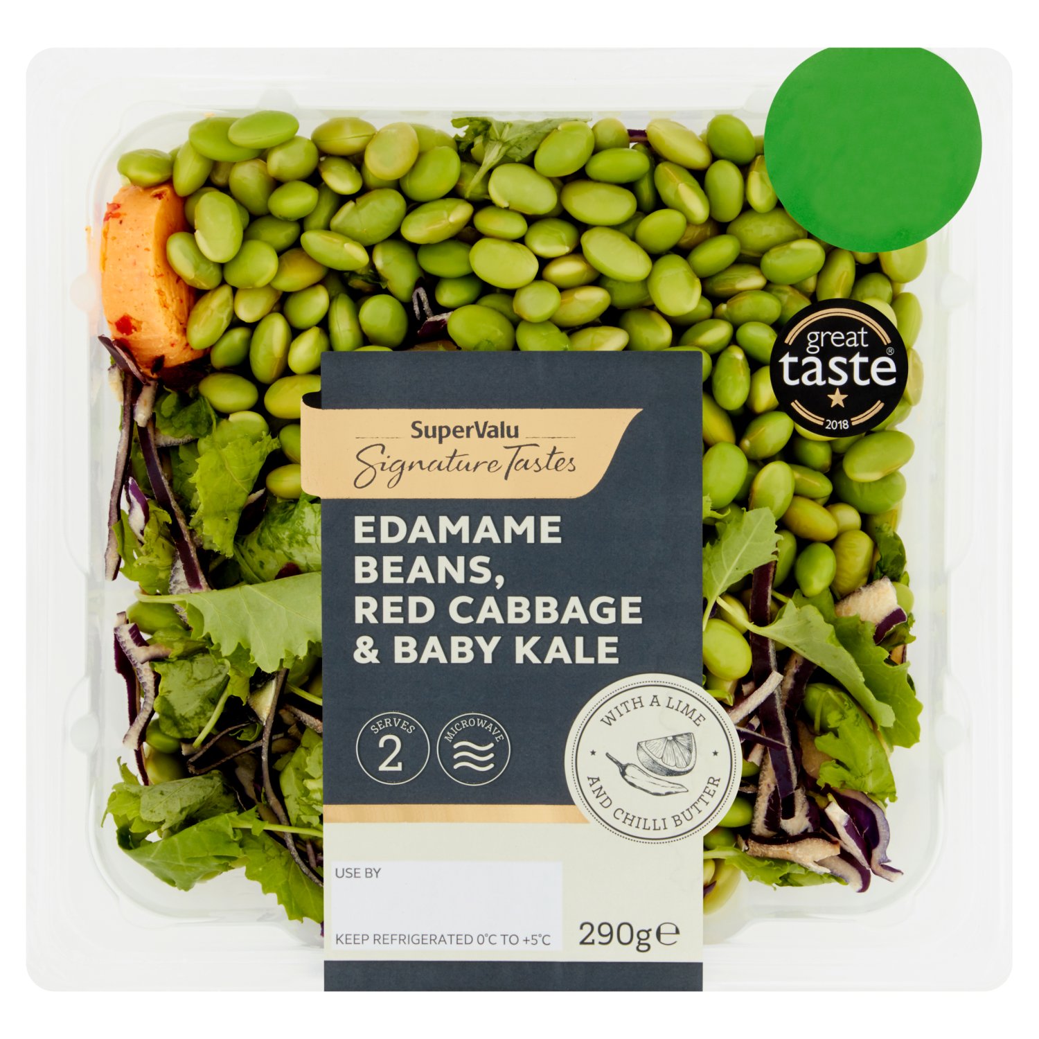 Signature Tastes Edamame Beans, Red Cabbage & Kale with Lime & Chilli Butter (290 g)