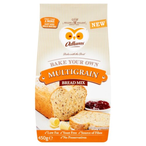 Odlums Multigrain Bread Mix (450 g) Storefront EN