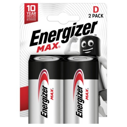Energizer Max D 2 Pack (2 Piece)