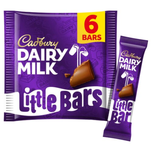 Cadbury Dairy Milk Little Bars 6 Pack (18 g)