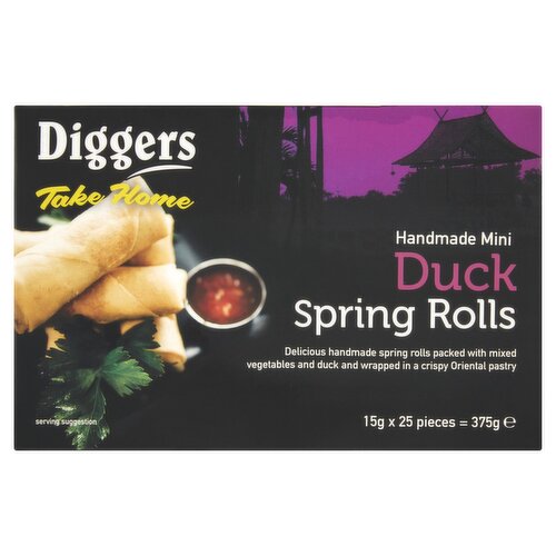 Diggers Mini Duck Spring Rolls (375 g)