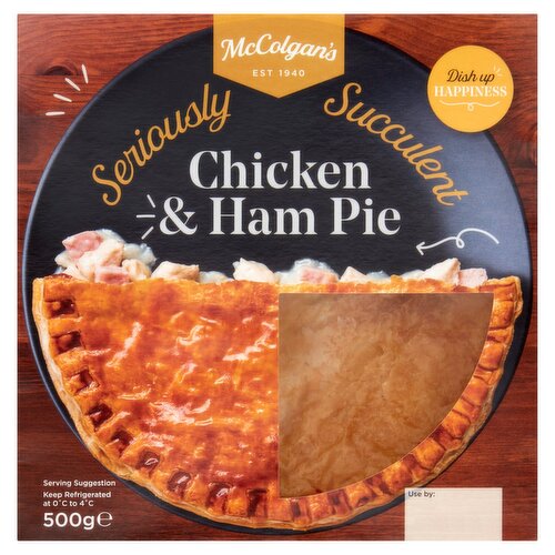 McColgans Chicken &HAM Pie (500 g)