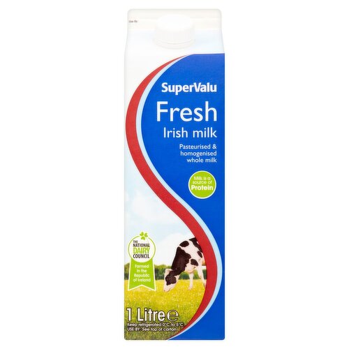 SuperValu Full Fat Tetra Milk (1 L)