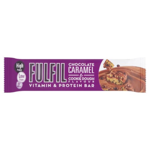 Fulfil Chocolate & Caramel Cookie Dough Bar (55 g)