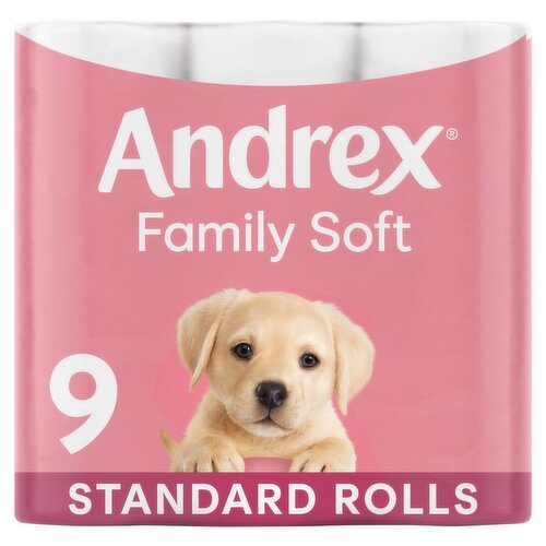 Andrex Toilet Tissue Gentle Clean (9 Roll)