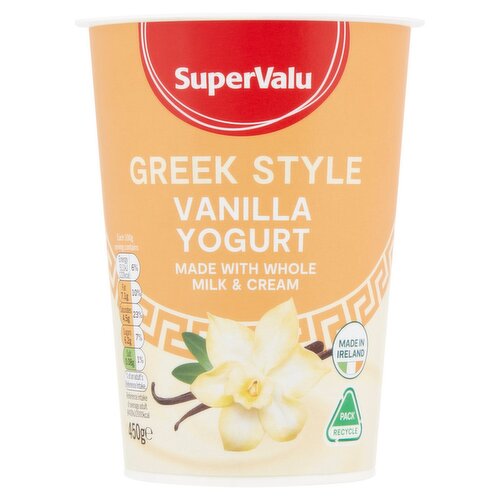 SuperValu Greek Style Vanilla Yogurt (450 g)