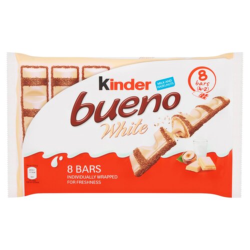 Kinder Bueno, Milk Chocolate and Hazelnut Cream Bars, Valentine's