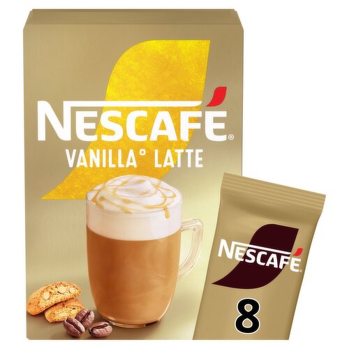 Nescafé Gold Instant Vanilla Latte 8 Pack (148 g)