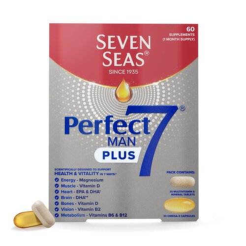 Seven Seas Perfect 7 Man Plus Vitamins (30 Piece)