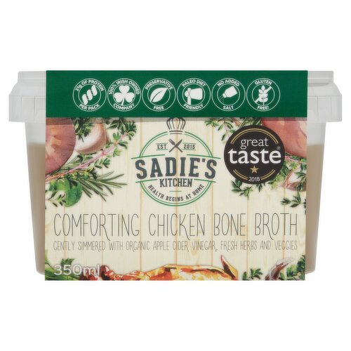 Sadies Kitchen Comforting Chicken Bone Broth (350 ml)