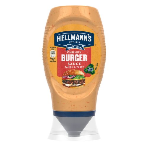 Hellmann's Chunky Burger Table Sauce (250 ml)