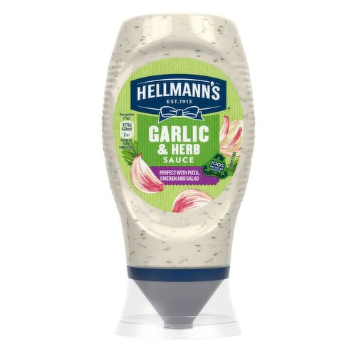 Hellmann's Garlic & Herb Sauce (250 ml) Storefront EN
