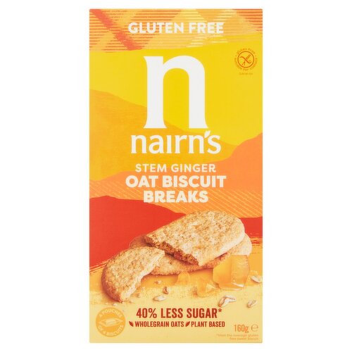 Nairns Gf Stem Ginger Biscuit (160 g)