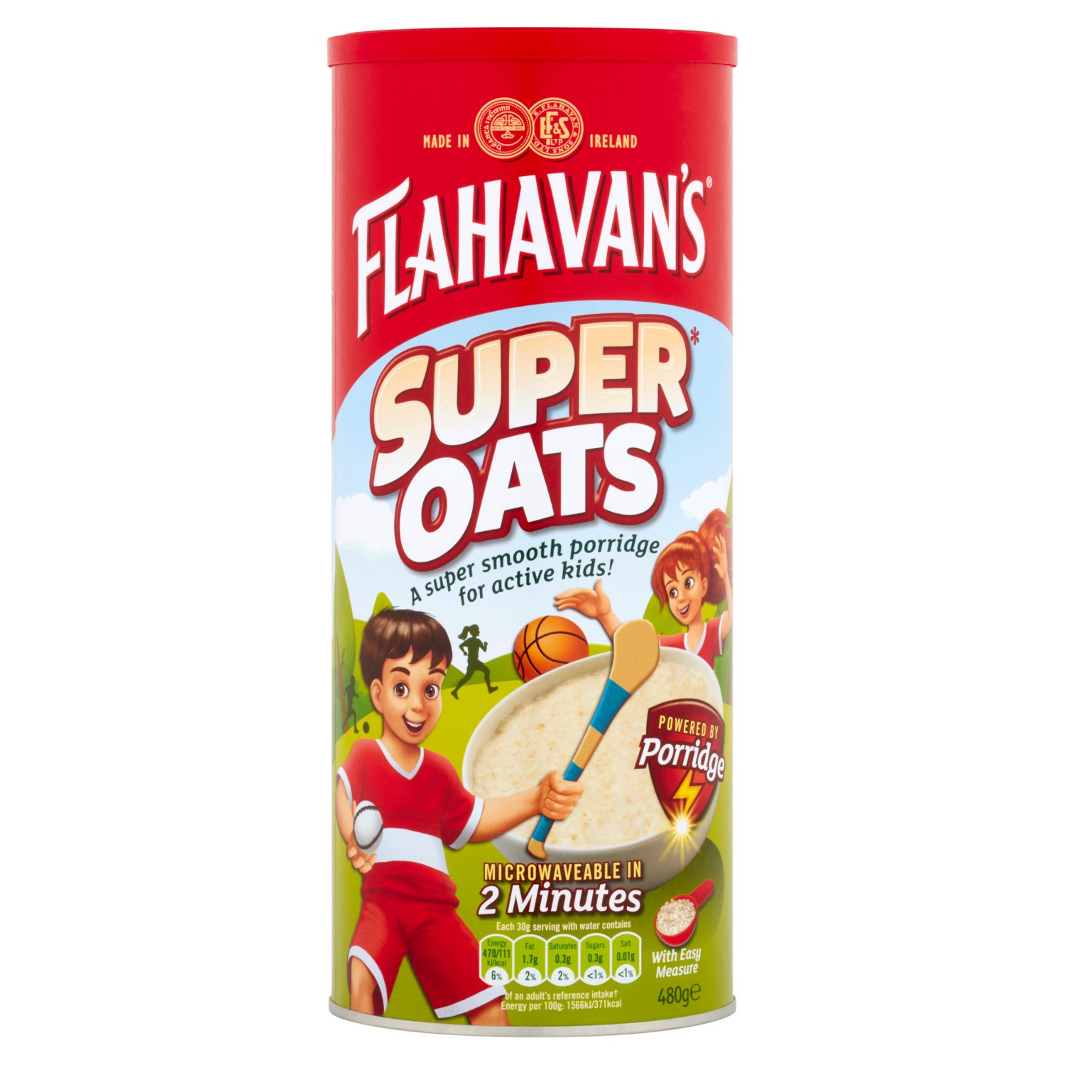 Flahavan's Super Oats Drum (480 g)