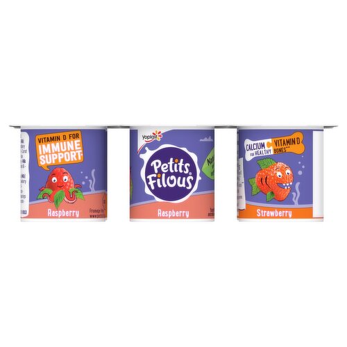 Yoplait Petits Filous Strawberry & Raspberry 6 Pack (47 g)