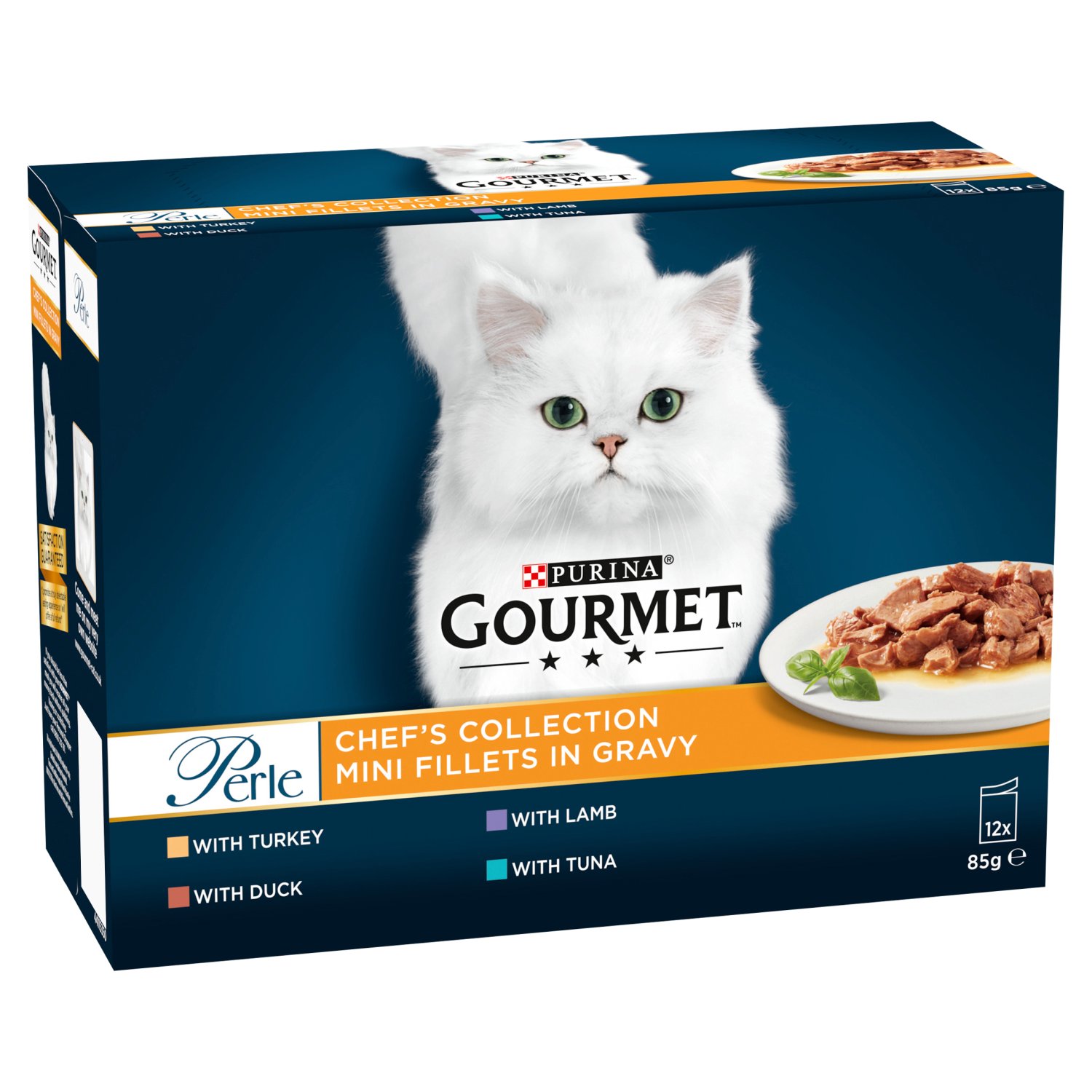 Gourmet Perle Chef's Collection Cat Food 12 Pack (1.2 kg)