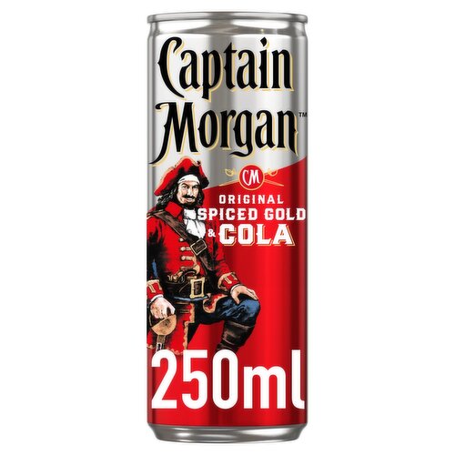 Captain Morgan & Cola Can (250 ml)