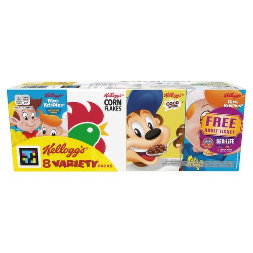 Kellogg's Cereal Variety Pack 8 Boxes (25.3 g)