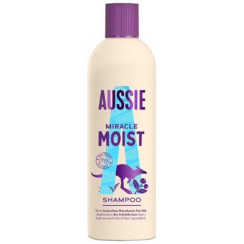 Aussie Miracle Moist Shampoo (300 ml)